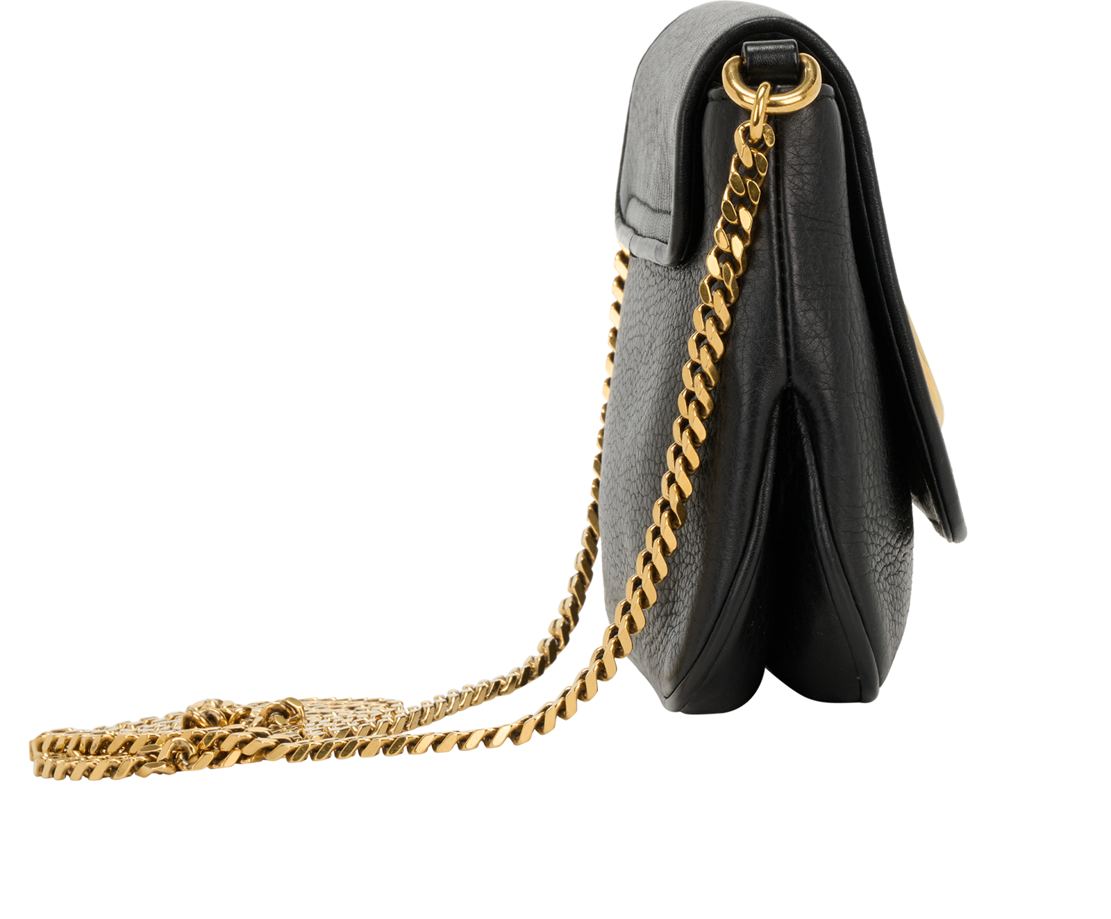 1973 Crossbody, &pound;440, Handbags, Black, Leather, Side view